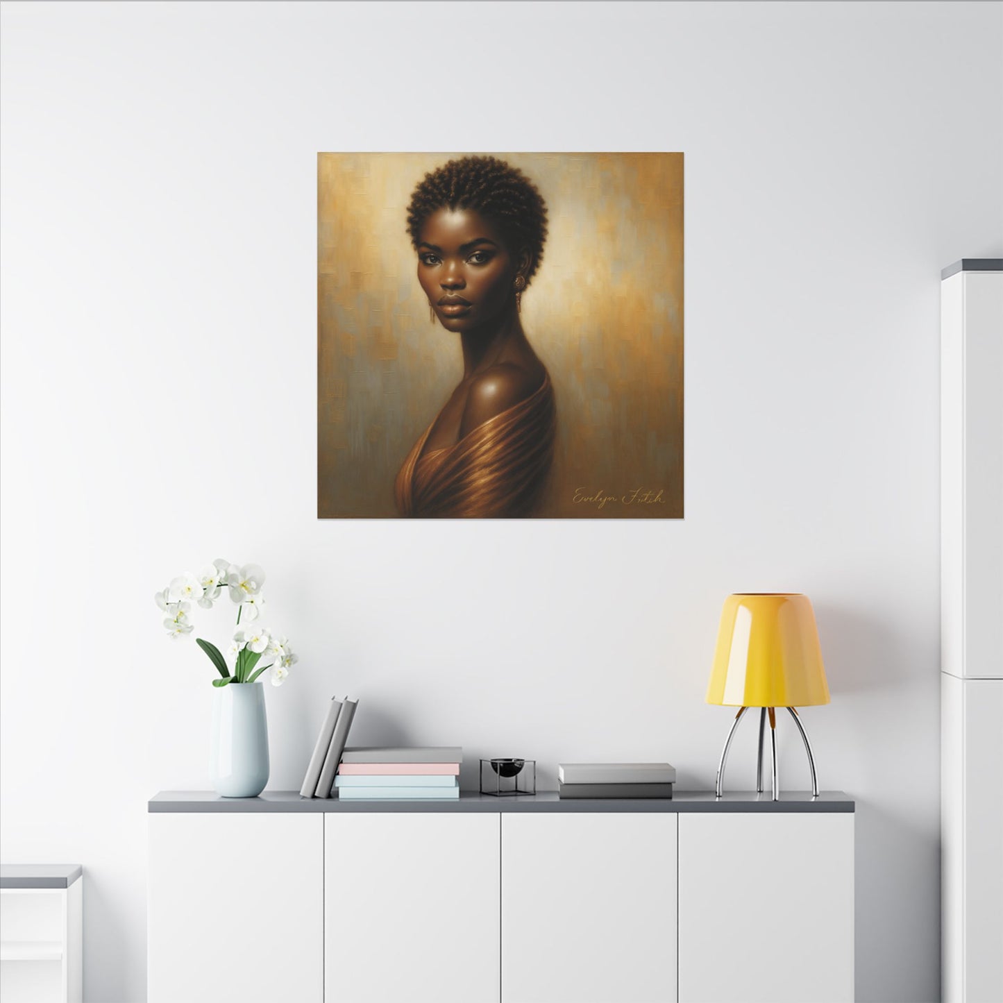 Elegant Portrait Canvas Art - Multi-Size