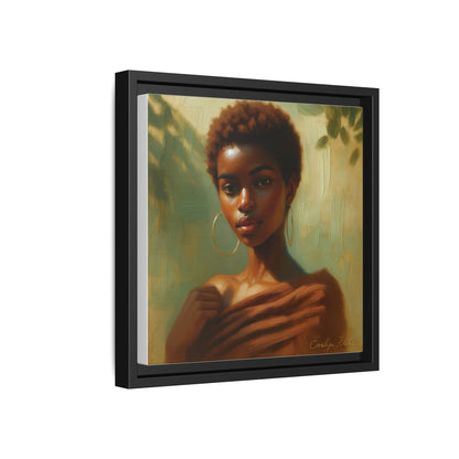 Framed Wall Art, Ethereal Portrait of a Woman, Home Decor, Gift for Her, Modern Artwork, Minimalist