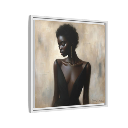 Elegant Framed Art Print, Minimalist Wall Decor, Home Aesthetic, Gift for Her, Affirmation Decor, Modern Artwork