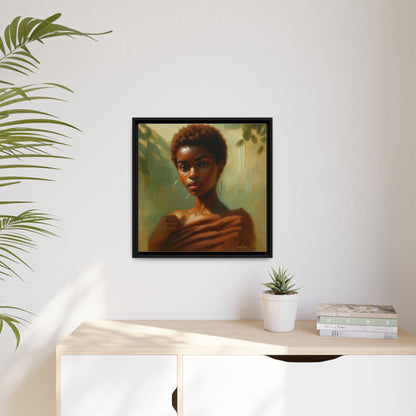 Framed Wall Art, Ethereal Portrait of a Woman, Home Decor, Gift for Her, Modern Artwork, Minimalist