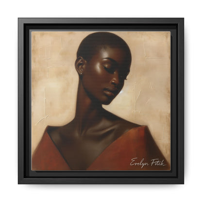 Elegant Framed Art Print, Home Decor, African American Art, Wall Art, Gift for Her, Modern Decor
