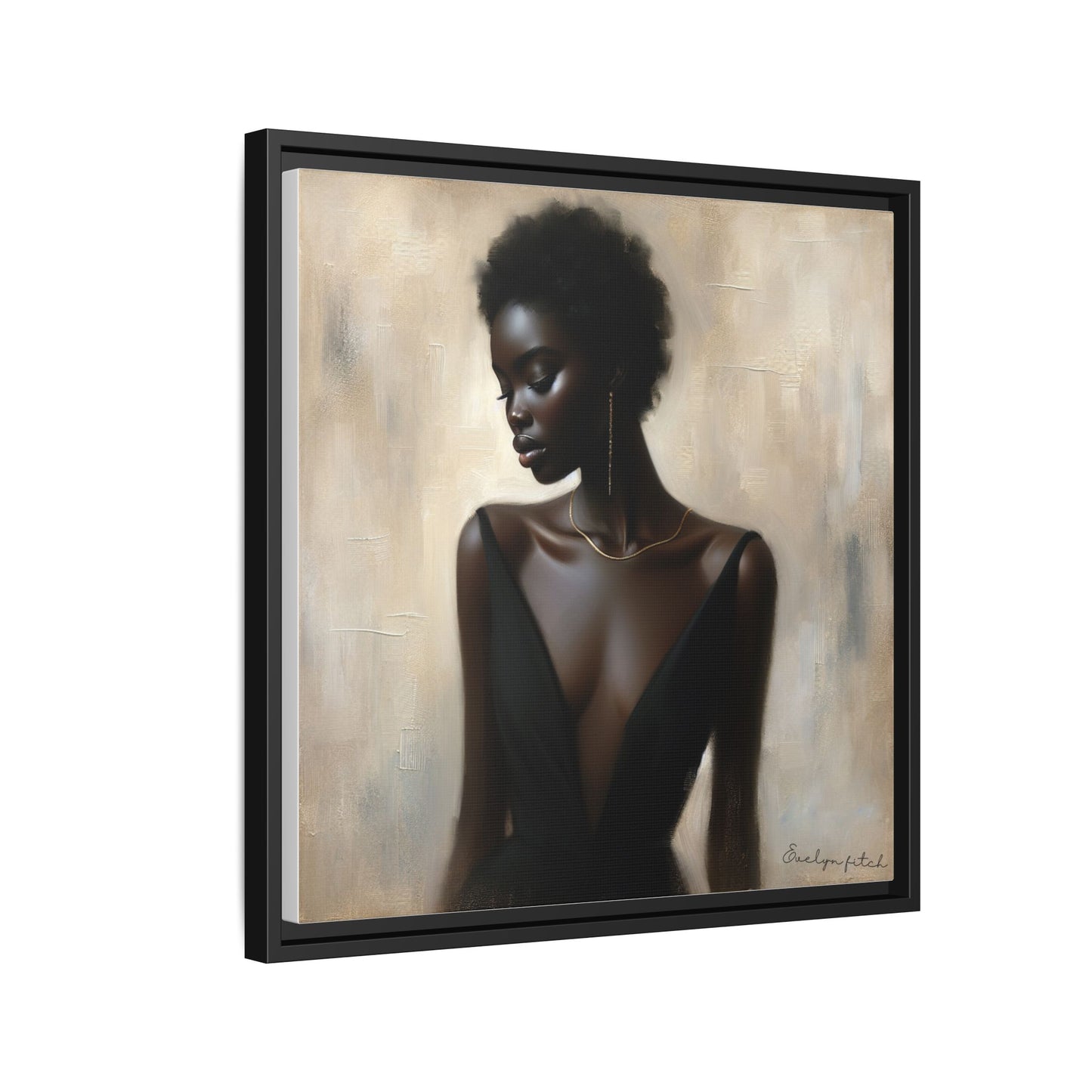 Elegant Framed Art Print, Minimalist Wall Decor, Home Aesthetic, Gift for Her, Affirmation Decor, Modern Artwork