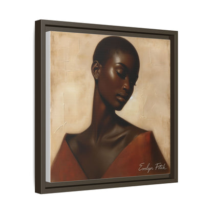Elegant Framed Art Print, Home Decor, African American Art, Wall Art, Gift for Her, Modern Decor