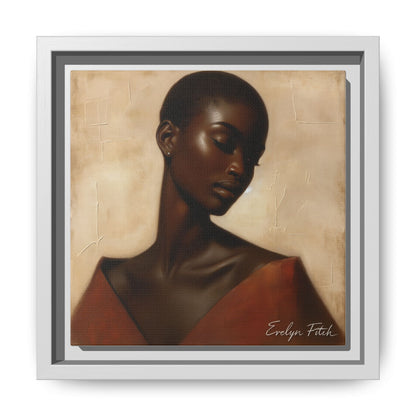Elegant Framed Art Print, Home Decor, African American Art, Wall Art, Gift for Her, Modern Decor