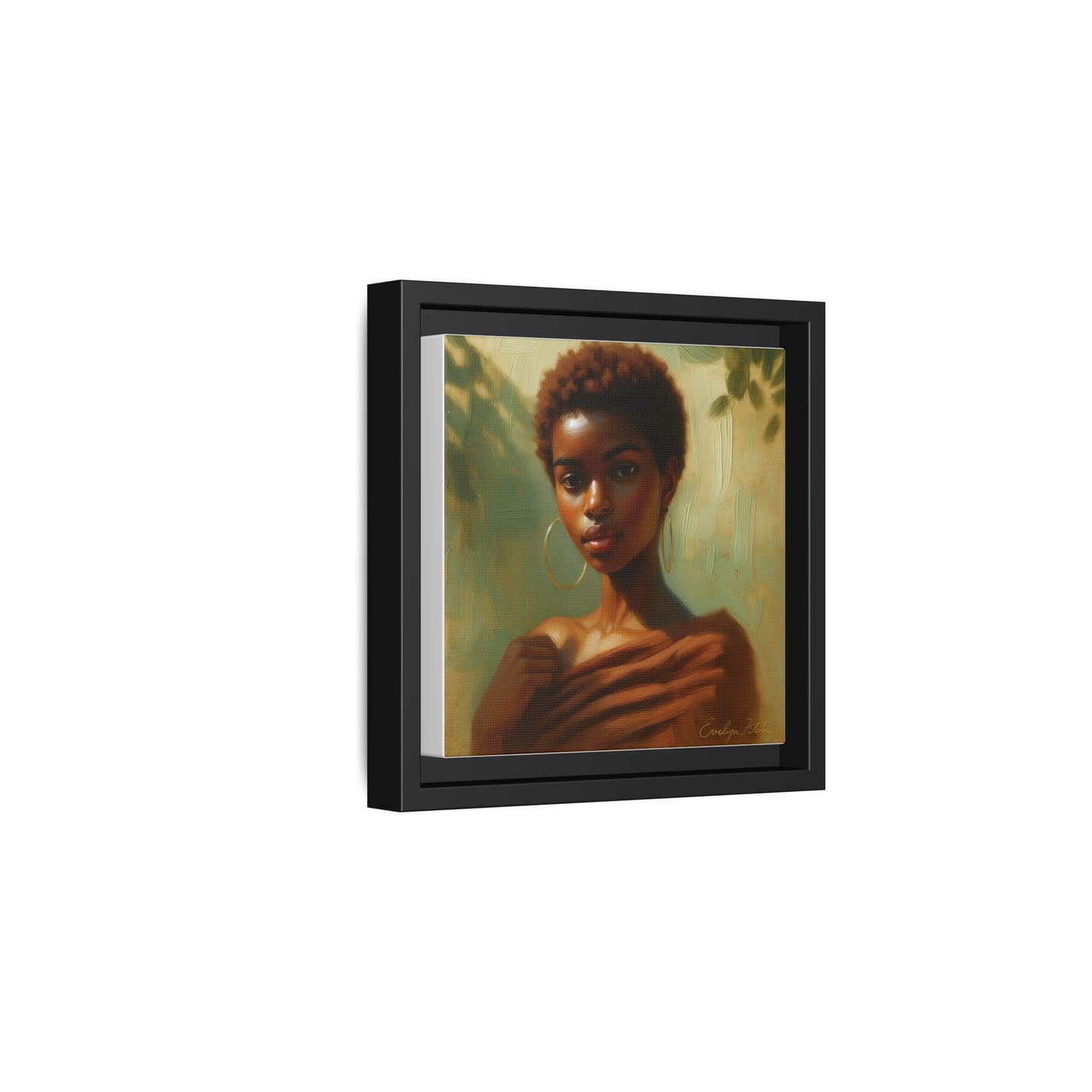 Framed Wall Art, Ethereal Portrait of a Woman, Home Decor, Gift for Her, Modern Artwork, Minimalist