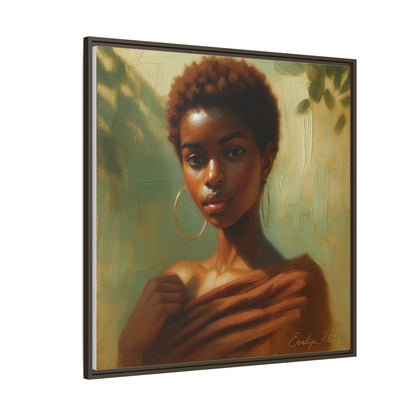 Framed Wall Art, Ethereal Portrait of a Woman, Home Decor, Gift for Her, Modern Artwork, Minimalist