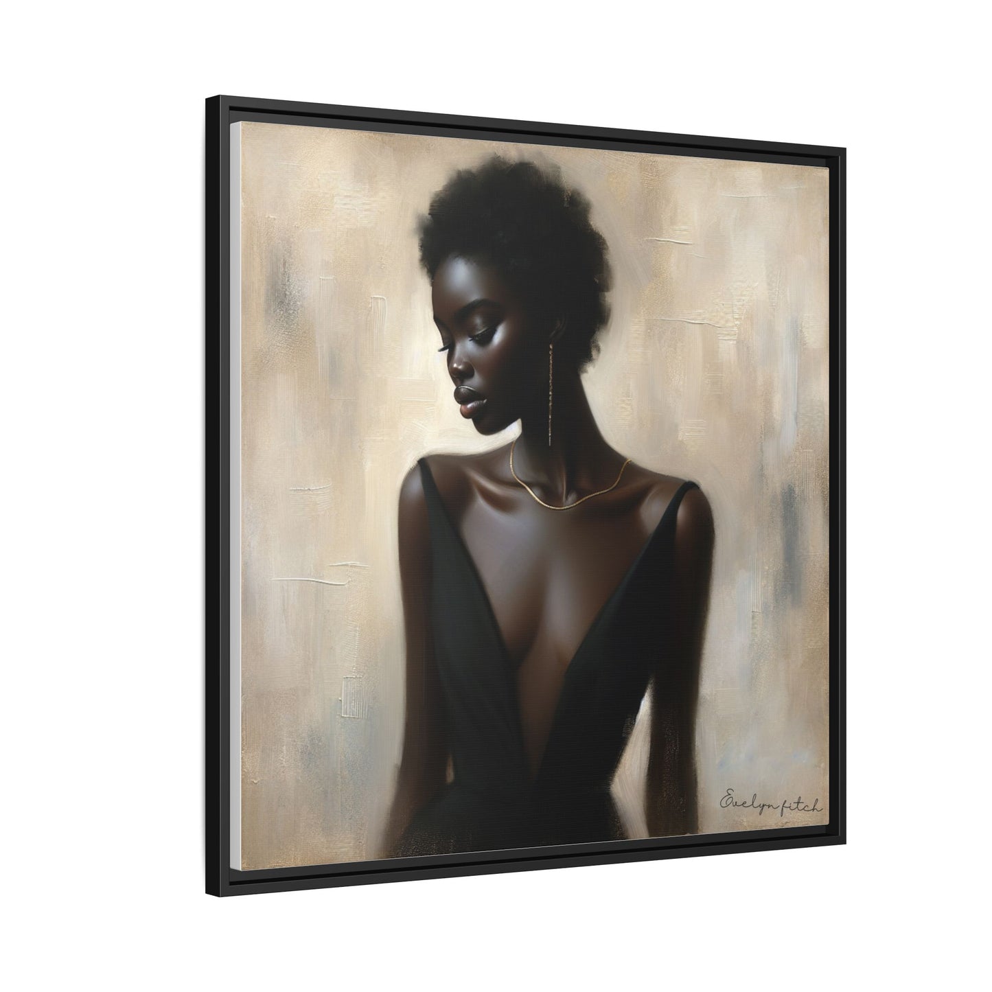 Elegant Framed Art Print, Minimalist Wall Decor, Home Aesthetic, Gift for Her, Affirmation Decor, Modern Artwork