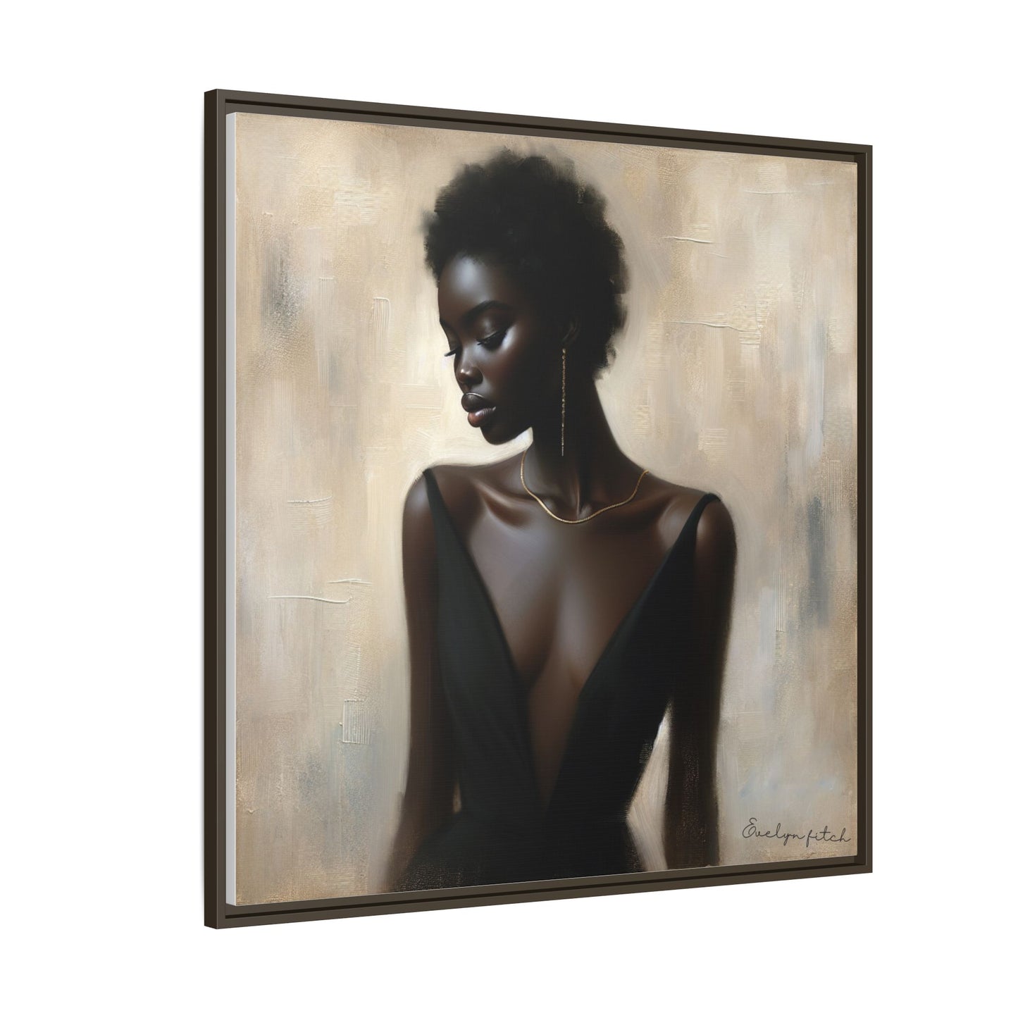 Elegant Framed Art Print, Minimalist Wall Decor, Home Aesthetic, Gift for Her, Affirmation Decor, Modern Artwork