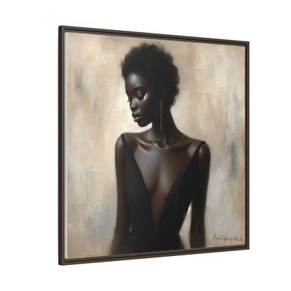 Elegant Framed Art Print, Minimalist Wall Decor, Home Aesthetic, Gift for Her, Affirmation Decor, Modern Artwork