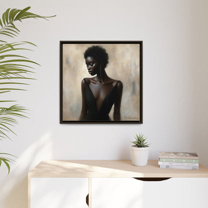 Elegant Framed Art Print, Minimalist Wall Decor, Home Aesthetic, Gift for Her, Affirmation Decor, Modern Artwork