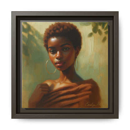 Framed Wall Art, Ethereal Portrait of a Woman, Home Decor, Gift for Her, Modern Artwork, Minimalist