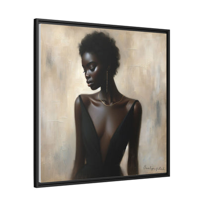 Elegant Framed Art Print, Minimalist Wall Decor, Home Aesthetic, Gift for Her, Affirmation Decor, Modern Artwork