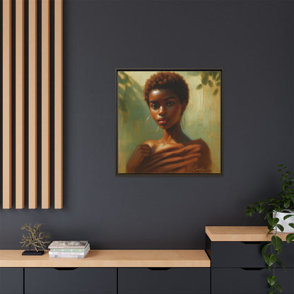 Framed Wall Art, Ethereal Portrait of a Woman, Home Decor, Gift for Her, Modern Artwork, Minimalist