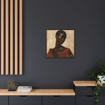 Elegant Framed Art Print, Home Decor, African American Art, Wall Art, Gift for Her, Modern Decor