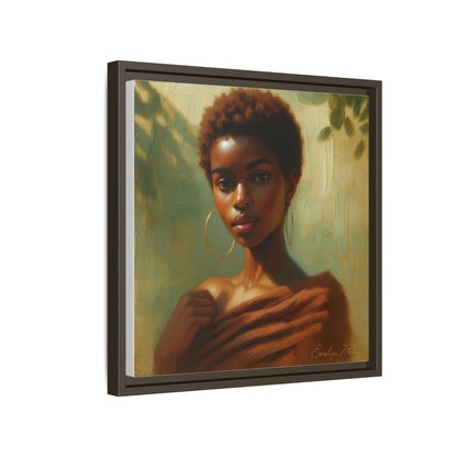 Framed Wall Art, Ethereal Portrait of a Woman, Home Decor, Gift for Her, Modern Artwork, Minimalist