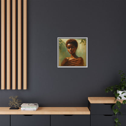 Framed Wall Art, Ethereal Portrait of a Woman, Home Decor, Gift for Her, Modern Artwork, Minimalist