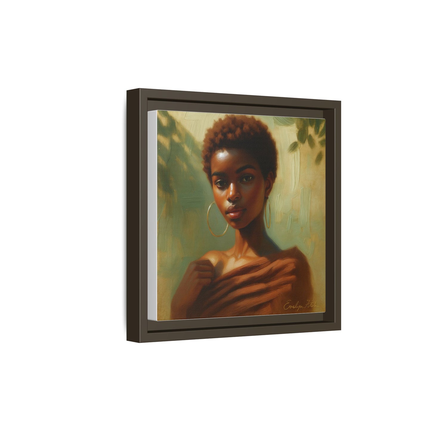 Framed Wall Art, Ethereal Portrait of a Woman, Home Decor, Gift for Her, Modern Artwork, Minimalist