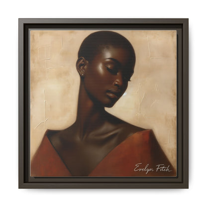 Elegant Framed Art Print, Home Decor, African American Art, Wall Art, Gift for Her, Modern Decor