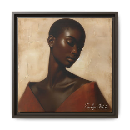 Elegant Framed Art Print, Home Decor, African American Art, Wall Art, Gift for Her, Modern Decor