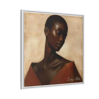 Elegant Framed Art Print, Home Decor, African American Art, Wall Art, Gift for Her, Modern Decor