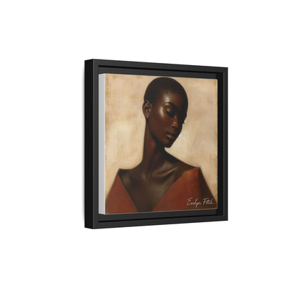 Elegant Framed Art Print, Home Decor, African American Art, Wall Art, Gift for Her, Modern Decor