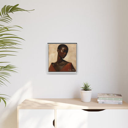 Elegant Framed Art Print, Home Decor, African American Art, Wall Art, Gift for Her, Modern Decor