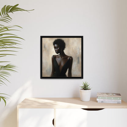 Elegant Framed Art Print, Minimalist Wall Decor, Home Aesthetic, Gift for Her, Affirmation Decor, Modern Artwork