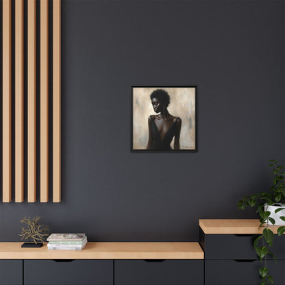 Elegant Framed Art Print, Minimalist Wall Decor, Home Aesthetic, Gift for Her, Affirmation Decor, Modern Artwork