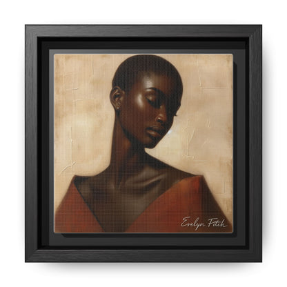 Elegant Framed Art Print, Home Decor, African American Art, Wall Art, Gift for Her, Modern Decor