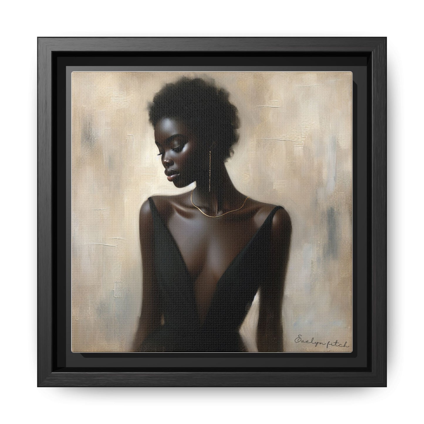 Elegant Framed Art Print, Minimalist Wall Decor, Home Aesthetic, Gift for Her, Affirmation Decor, Modern Artwork