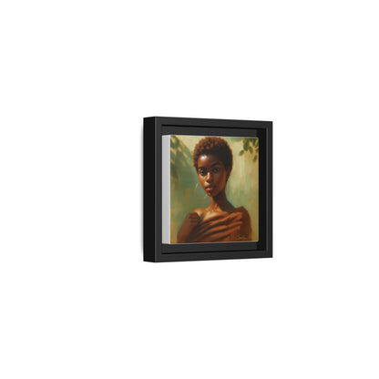 Framed Wall Art, Ethereal Portrait of a Woman, Home Decor, Gift for Her, Modern Artwork, Minimalist