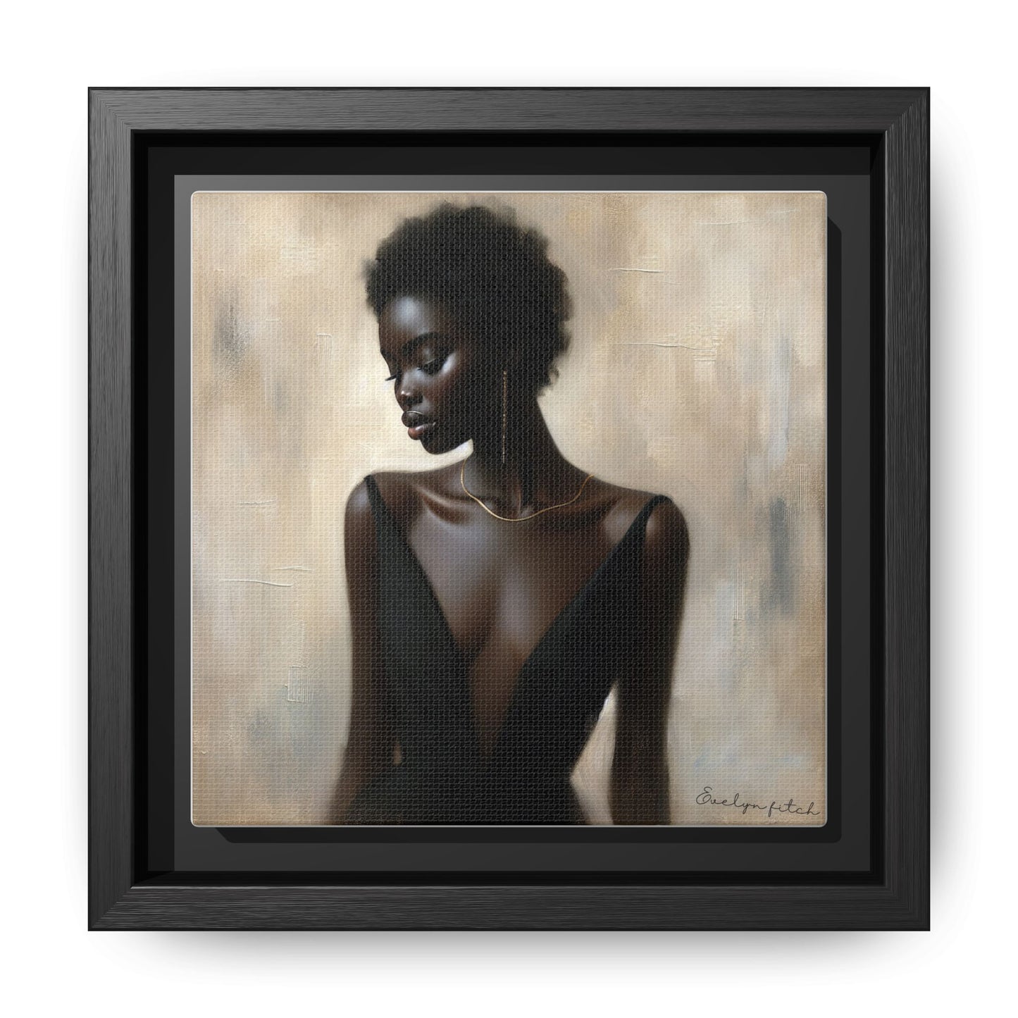 Elegant Framed Art Print, Minimalist Wall Decor, Home Aesthetic, Gift for Her, Affirmation Decor, Modern Artwork