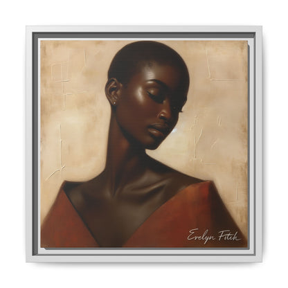 Elegant Framed Art Print, Home Decor, African American Art, Wall Art, Gift for Her, Modern Decor