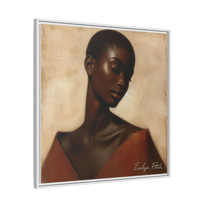 Elegant Framed Art Print, Home Decor, African American Art, Wall Art, Gift for Her, Modern Decor