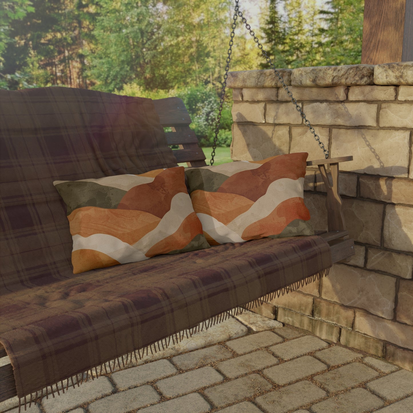 Warm Earthy Outdoor Pillows, Cozy Patio Decor, Bohemian Home Accents, Nature-Inspired Cushion Covers, Perfect for Outdoors, Gifts for [...]