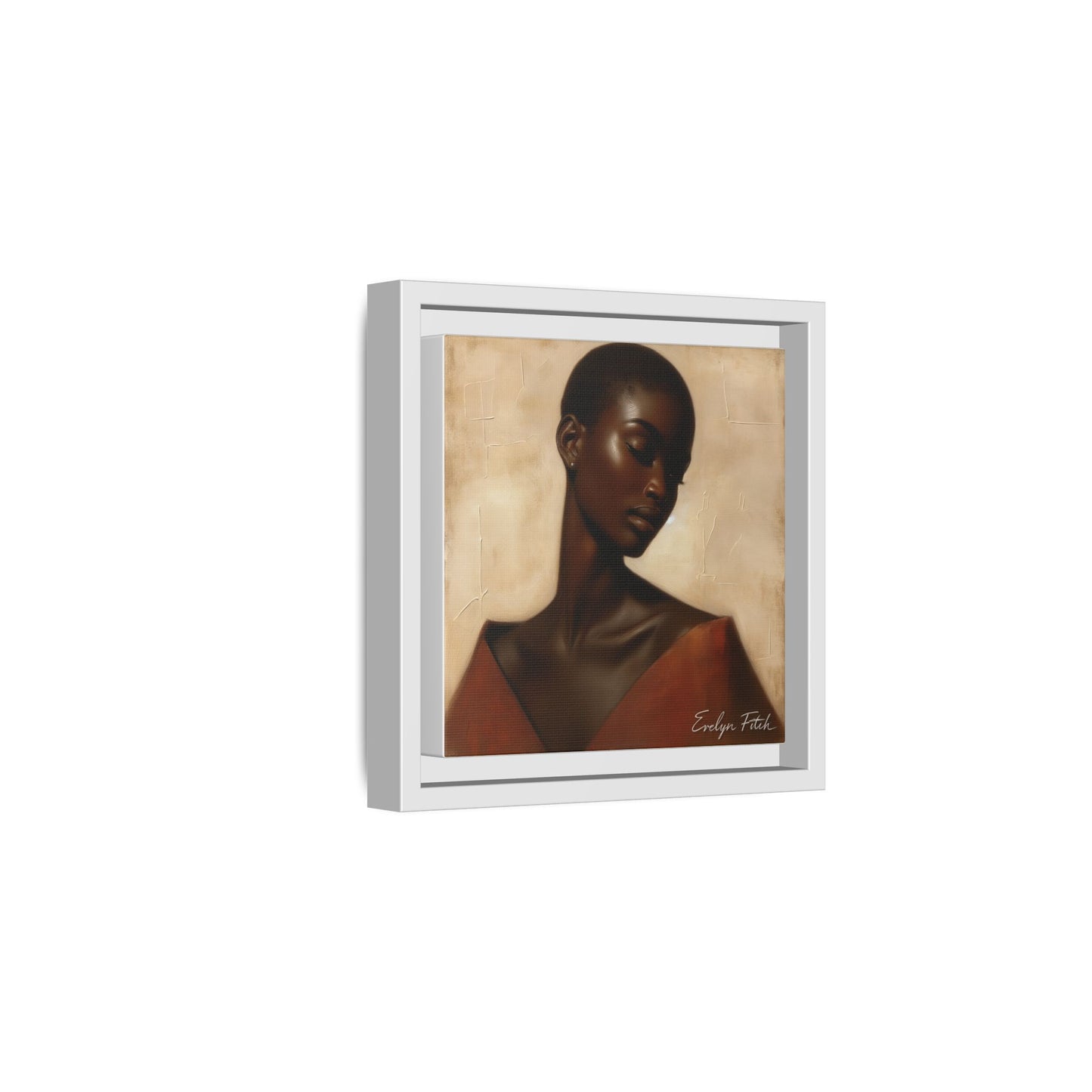 Elegant Framed Art Print, Home Decor, African American Art, Wall Art, Gift for Her, Modern Decor