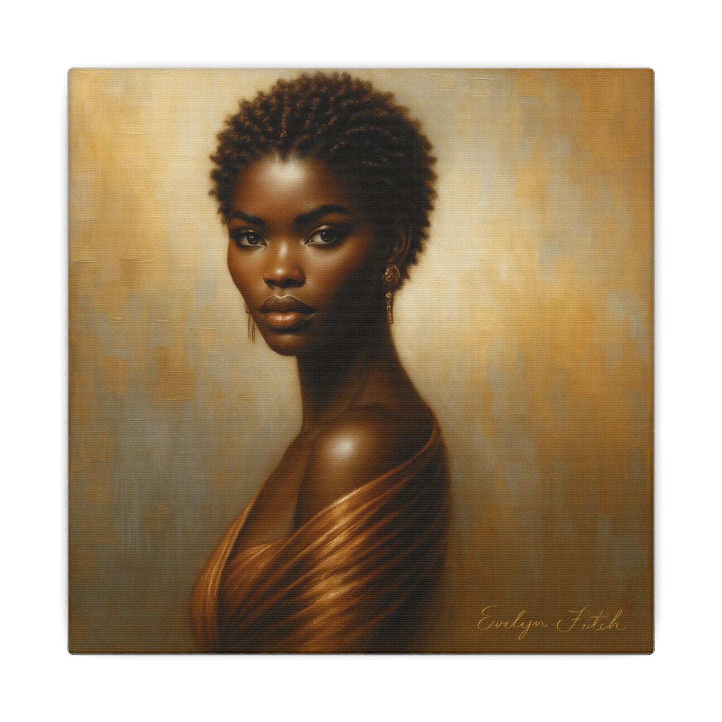 Elegant Portrait Canvas Art - Multi-Size