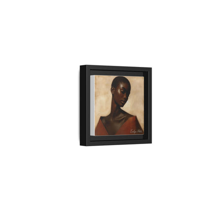 Elegant Framed Art Print, Home Decor, African American Art, Wall Art, Gift for Her, Modern Decor