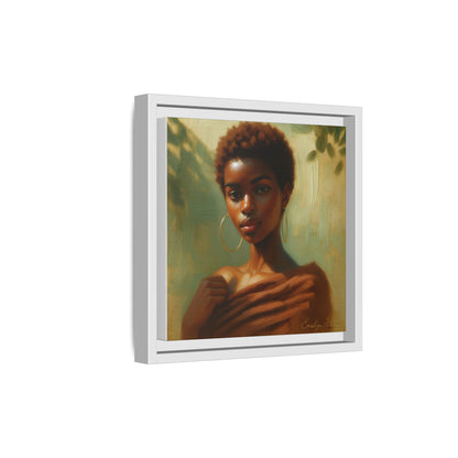 Framed Wall Art, Ethereal Portrait of a Woman, Home Decor, Gift for Her, Modern Artwork, Minimalist