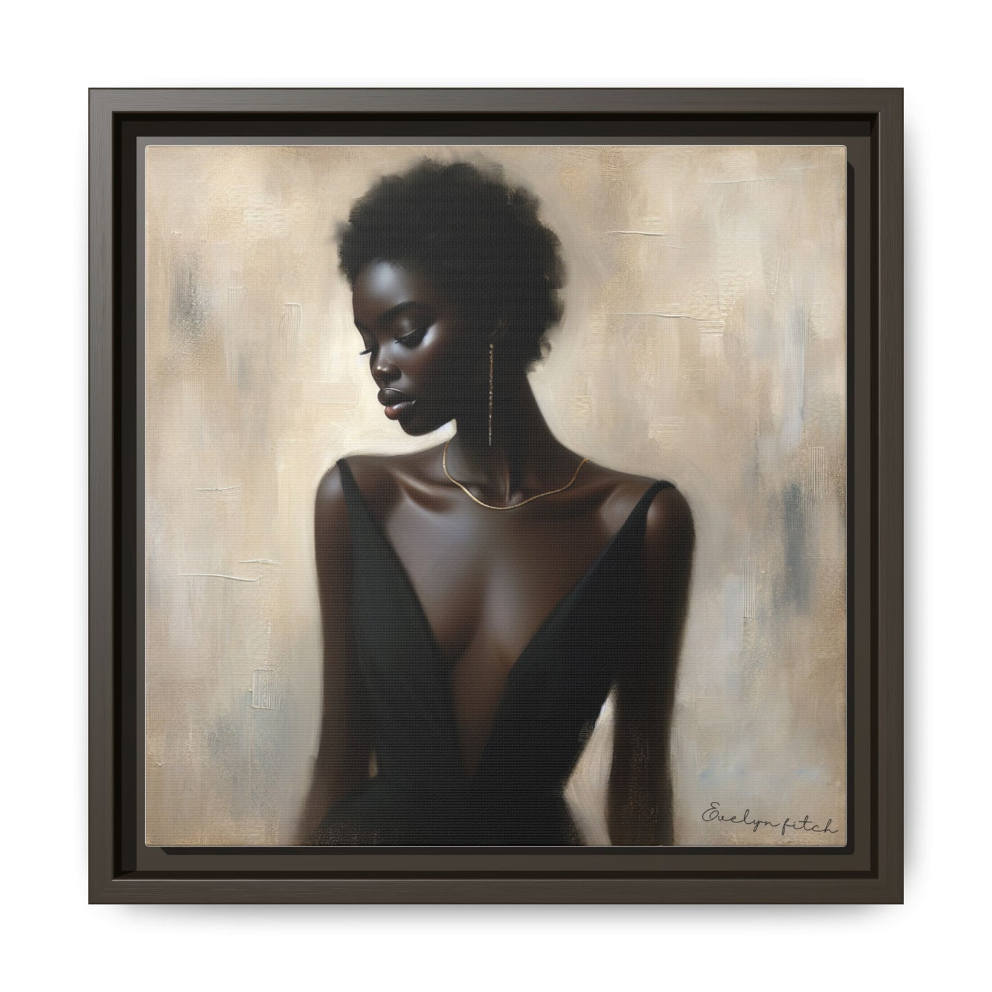 Elegant Framed Art Print, Minimalist Wall Decor, Home Aesthetic, Gift for Her, Affirmation Decor, Modern Artwork