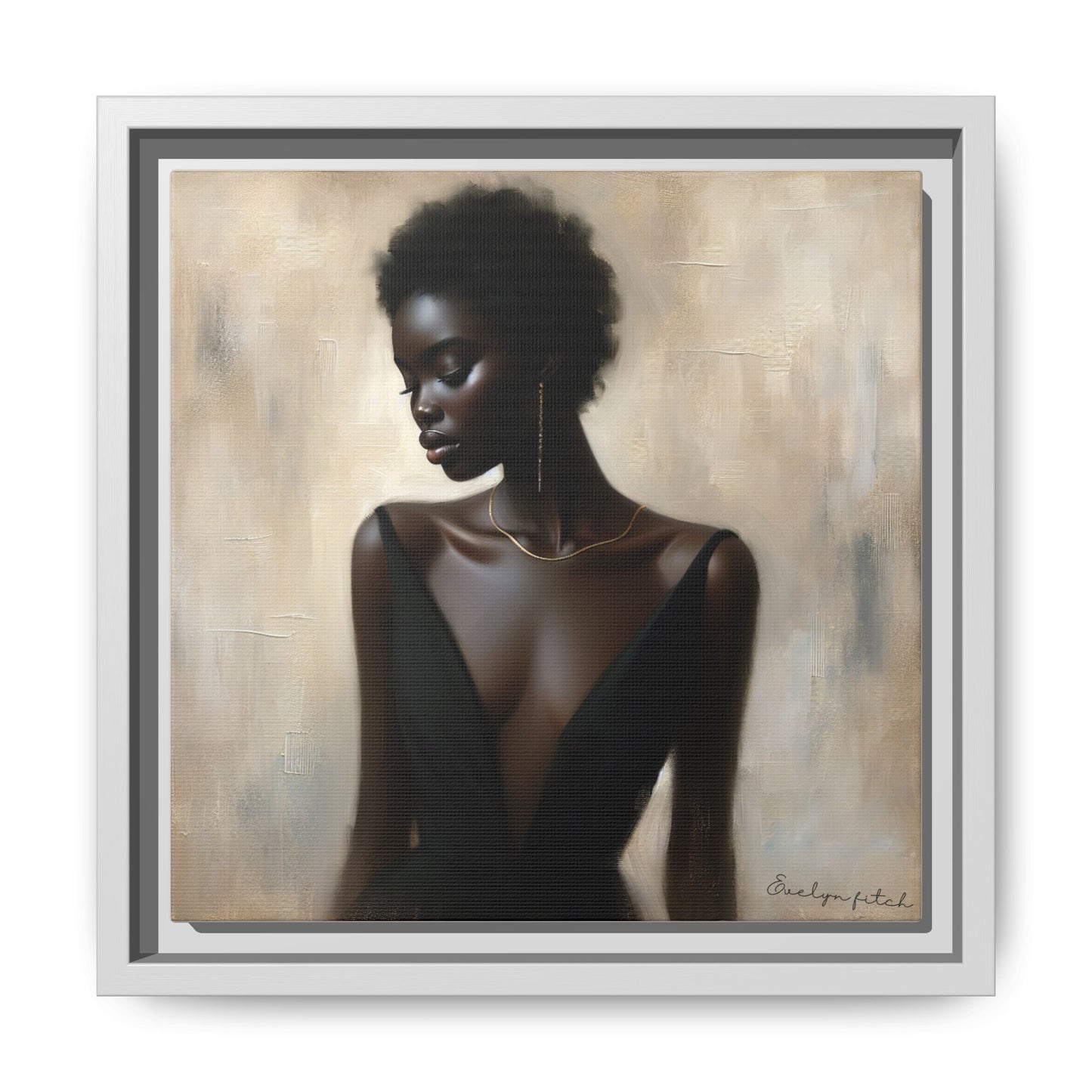 Elegant Framed Art Print, Minimalist Wall Decor, Home Aesthetic, Gift for Her, Affirmation Decor, Modern Artwork