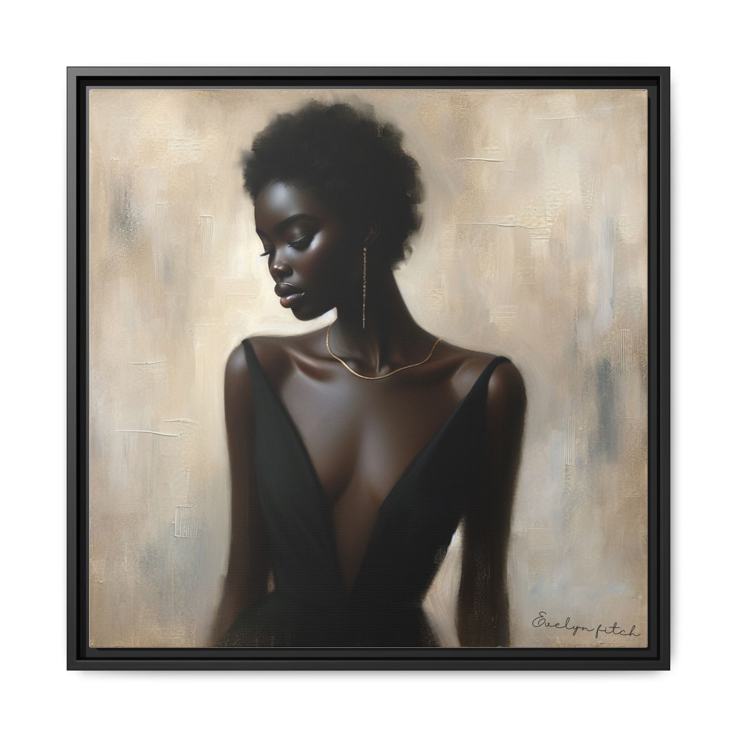 Elegant Framed Art Print, Minimalist Wall Decor, Home Aesthetic, Gift for Her, Affirmation Decor, Modern Artwork