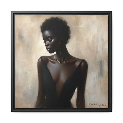 Elegant Framed Art Print, Minimalist Wall Decor, Home Aesthetic, Gift for Her, Affirmation Decor, Modern Artwork