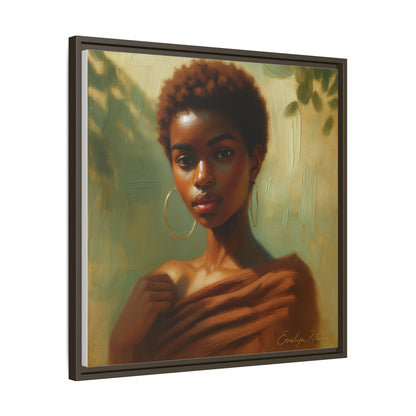 Framed Wall Art, Ethereal Portrait of a Woman, Home Decor, Gift for Her, Modern Artwork, Minimalist