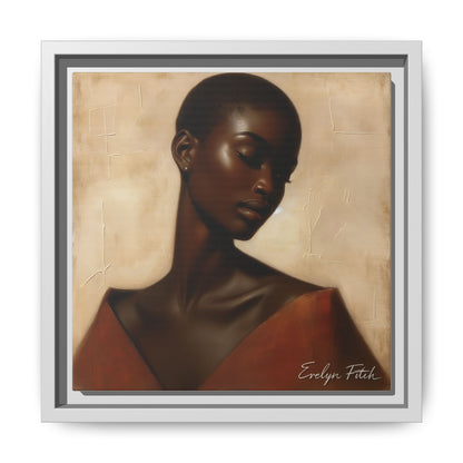 Elegant Framed Art Print, Home Decor, African American Art, Wall Art, Gift for Her, Modern Decor