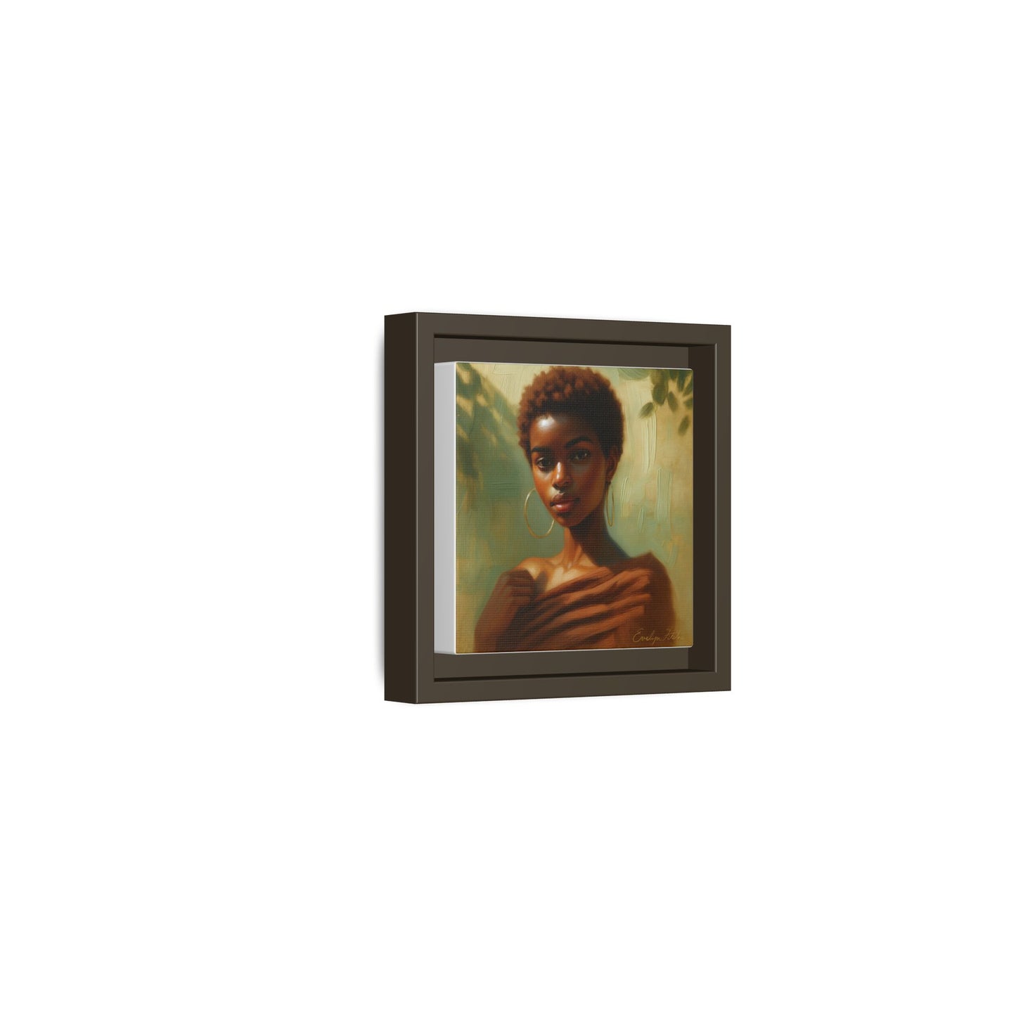 Framed Wall Art, Ethereal Portrait of a Woman, Home Decor, Gift for Her, Modern Artwork, Minimalist