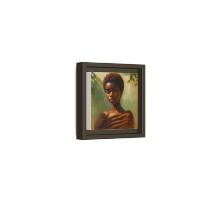 Framed Wall Art, Ethereal Portrait of a Woman, Home Decor, Gift for Her, Modern Artwork, Minimalist