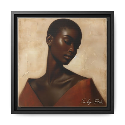Elegant Framed Art Print, Home Decor, African American Art, Wall Art, Gift for Her, Modern Decor