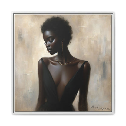 Elegant Framed Art Print, Minimalist Wall Decor, Home Aesthetic, Gift for Her, Affirmation Decor, Modern Artwork