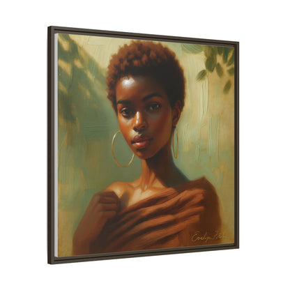 Framed Wall Art, Ethereal Portrait of a Woman, Home Decor, Gift for Her, Modern Artwork, Minimalist